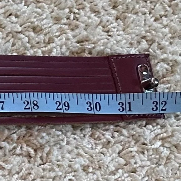 Free People Maria Southwest Leather Wide Waist Belt Size Small 32" EUC - Picture 8 of 8